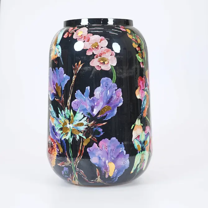 Lammie Exclusieve Collectie Pot midnight bloom d30h42cm - afbeelding 1