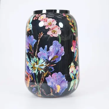 Lammie Exclusieve Collectie Pot midnight bloom d30h42cm - afbeelding 1
