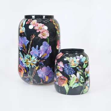 Lammie Exclusieve Collectie Pot midnight bloom d30h42cm - afbeelding 4
