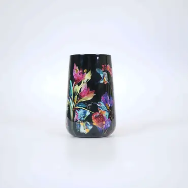 Lammie Exclusieve Collectie Vaas midnight bloom d13h20cm - afbeelding 1