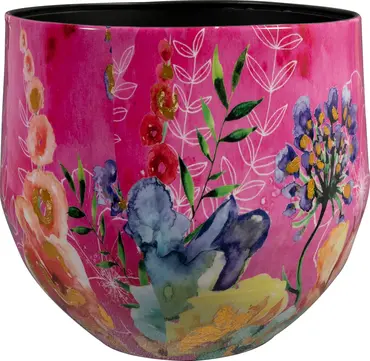 Pot fiesta d28h25cm fuchsia, Ter Steege, tuincentrumoutlet