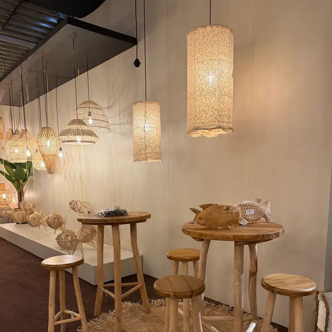 Lamp bali naturel s2 sfeer, Van der Leeden, Tuincentrumoutlet.com