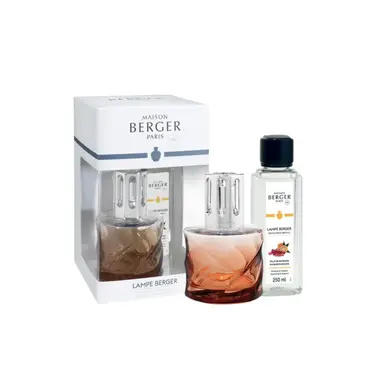 Lampe Berger Giftset SPIRALE ROSE AMBRE