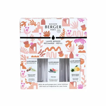 Lampe Berger huisparfum Triopack 3x 250ml Estival