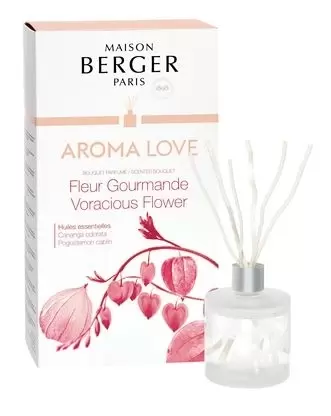 Lampe Berger Parfumverspeider met sticks 180ml Aroma Love - Fleur Goumande / Voracious Flower