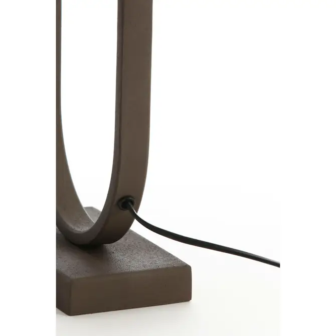 Lampvoet jamiri l20b13h55cm brn detail, Light & Living, tuincentrumoutlet.com