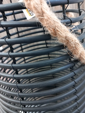 Lantaarn draad zwart d32h60.5cm - afbeelding 2