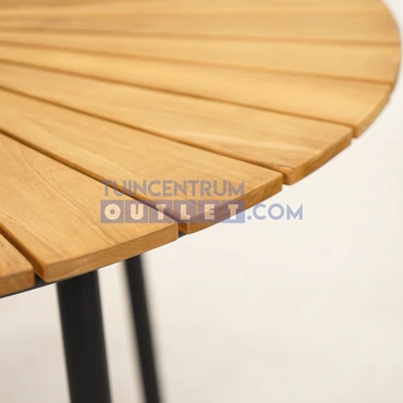 Vita Lavras teaktafel 120 cm, tuincentrumoutlet.com, foto 4