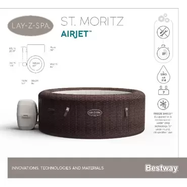 Lay-z-spa st.moritz, Bestway, tuincentrumoutlet