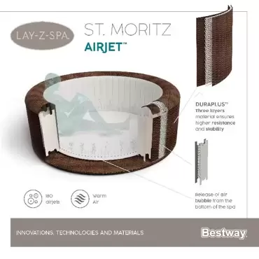 Lay-z-spa st.moritz, Bestway, tuincentrumoutlet