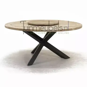 Louvre Lazy Susan teak - Ø  65 cm www.tuinmeubels.nl