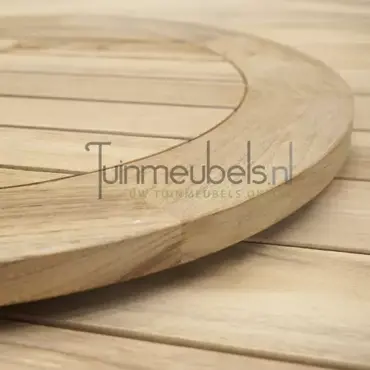 Louvre Lazy Susan teak - Ø  65 cm www.tuinmeubels.nl