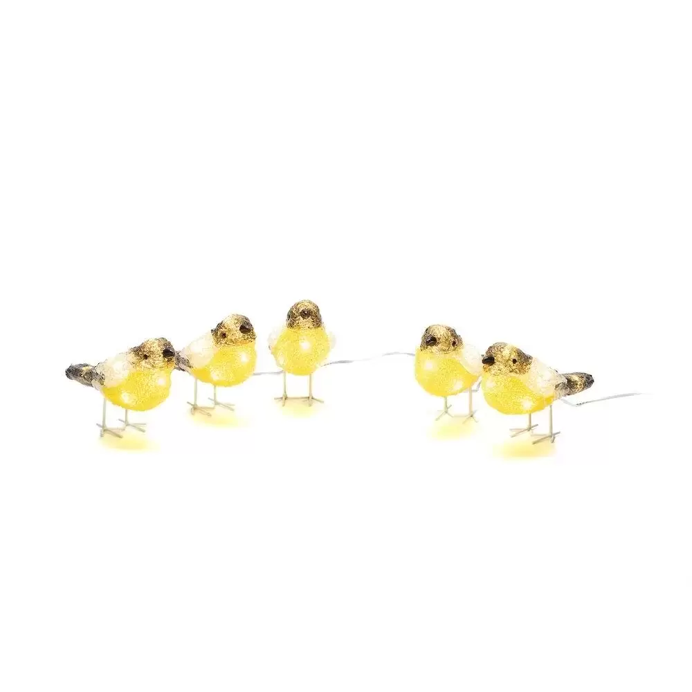 LED acryl lichtsnoer met Vogels - Tuincentrum