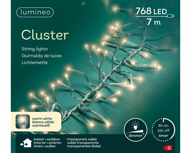 Led cluster l6m-768l trnsprnt/w.wit - afbeelding 3