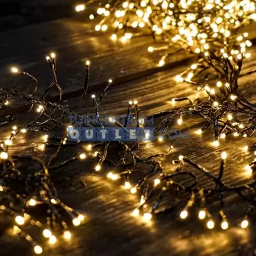 LED clusterverlichting l17m warm wit snoer, Lumineo, tuincentrumoutlet