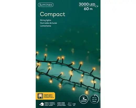 Led compact lght l6000cm grn/kl.wrm, lumineu, tuincentrumoutlet.com