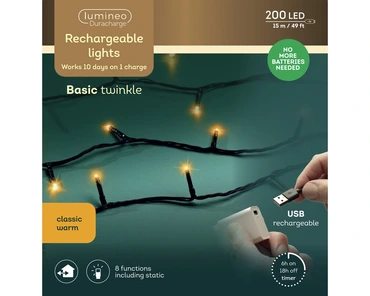 LED duracharge basic lights 8 functie twinkel effect buiten - afbeelding 2