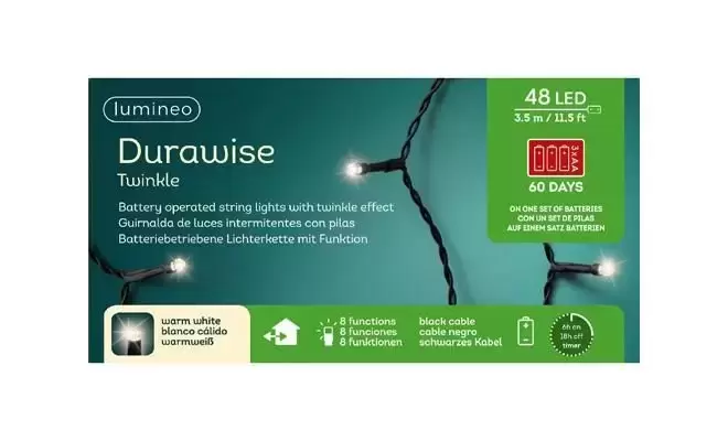 Led durawise twinkle l3,5m, Lumineo, tuincentrumoutlet