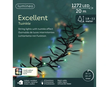 LED excellent lights pvc 8 functie twinkel effect buiten - afbeelding 4