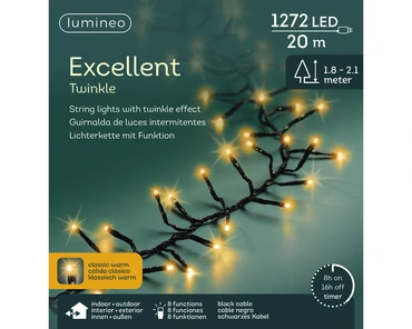 LED excellent lights pvc 8 functie twinkel effect buiten - afbeelding 4