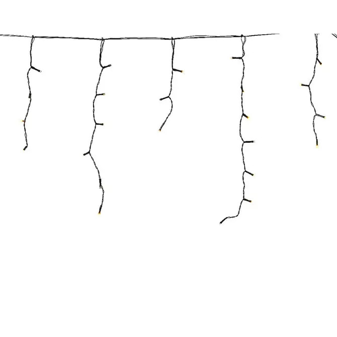 Led icicle l600h50cm180l zwt/sft gld, lumineo, tuincentrumoutlet.com
