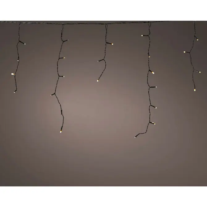 Led icicle l600h50cm180l zwt/sft gld, lumineo, tuincentrumoutlet.com