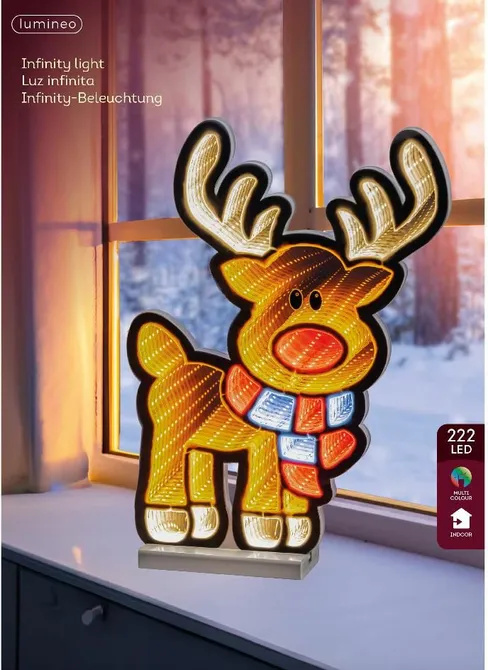 Led infinity b29h40cm-222l kwt/wwt, Lumineo, Tuincentrumoutlet.com