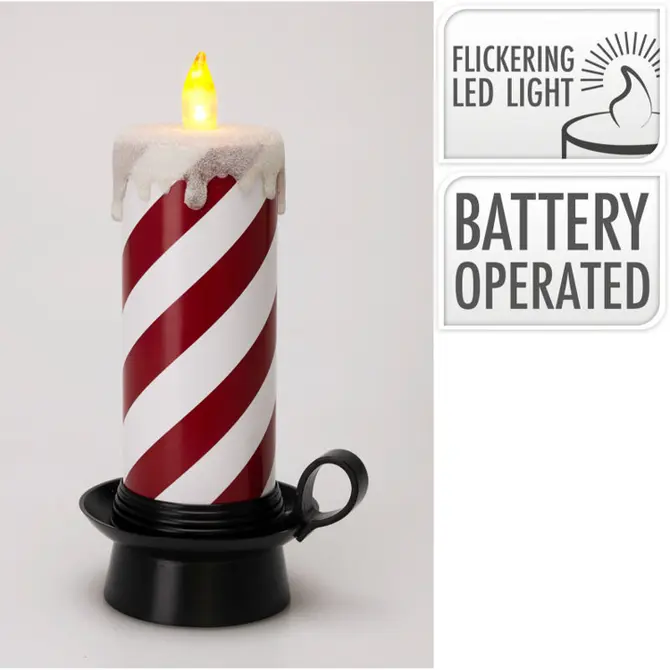 LED KAARS ZUURSTOK 15X12X29CM, Koopman, tuincentrumoutlet.com