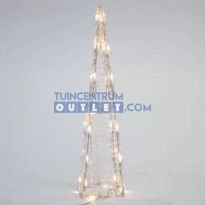 LED piramide acryl steady H118cm, Lumineo, www.tuincentrumoutlet.com