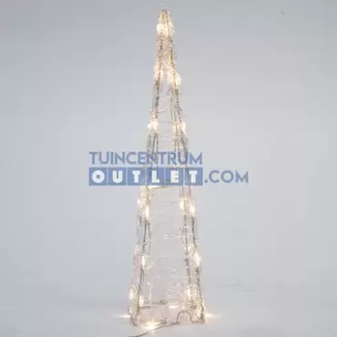 LED piramide acryl steady H118cm, Lumineo, www.tuincentrumoutlet.com