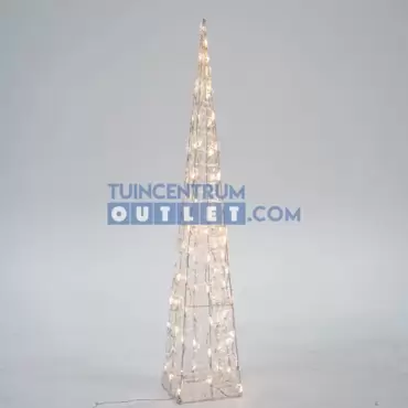 LED piramide acryl steady H89cm, Lumineo, www.tuincentrumoutlet.com