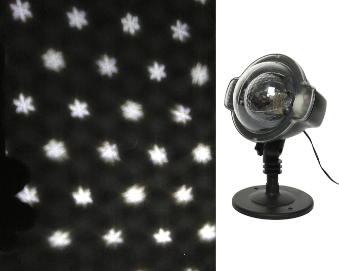 Led projector l15b17h25cm-3l k.wit, Lumineo, Tuincentrum Outlet