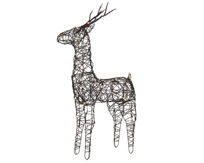 LED rendier wicker steady buiten - afbeelding 1
