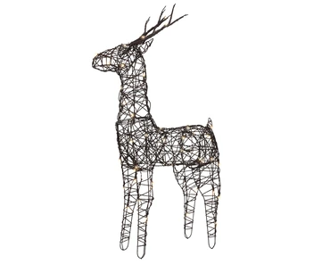 LED rendier wicker steady buiten - afbeelding 1