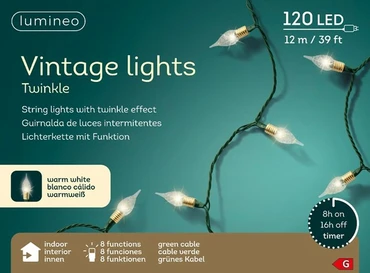 Led vintage l1190cm grn/wwt, Lumineo, tuincentrumoutlet