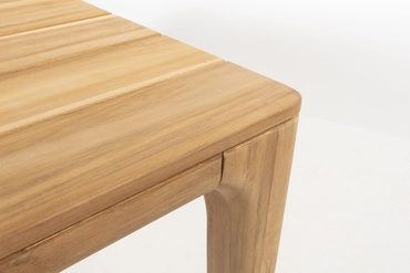 Liam eettafel teak 180 x 100  cm details, 4 Seasons Outdoor, tuincentrumoutlet