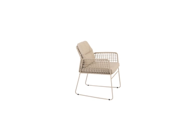 Liam tafel 180x100cm met 4 Albano stoelen stoel rechts, 4 Seasons Outdoor, Tuincentrum Outlet