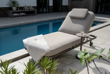 Ligbed Milano Terre Kussens Hoofdsteun 4SO Sunbed Verstelbaar Bed Buiten Tuin 4 Seasons Outdoor - afbeelding 5