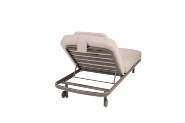 Ligbed Milano Terre Kussens Hoofdsteun 4SO Sunbed Verstelbaar Bed Buiten Tuin 4 Seasons Outdoor - afbeelding 3
