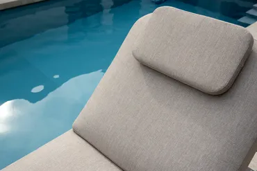 Milano ligbed terre incl. kussen en hoofdsteun detailfoto, 4 Seasons Outdoor, tuincentrumoutlet.com