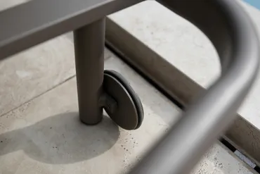 Milano ligbed terre incl. kussen en hoofdsteun detail, 4 Seasons Outdoor, tuincentrumoutlet.com