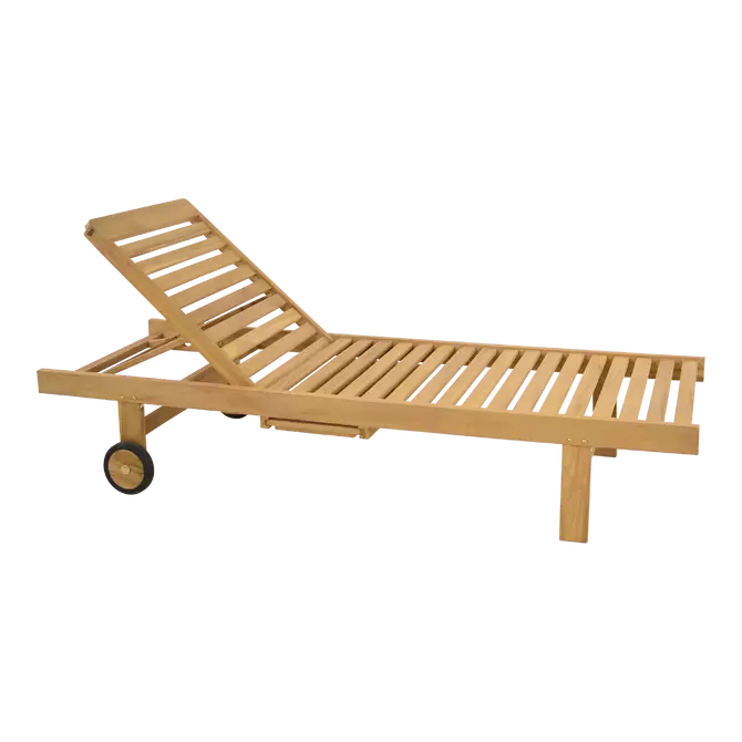 Ligbed teak, Lesli Living, Tuincentrumoutlet