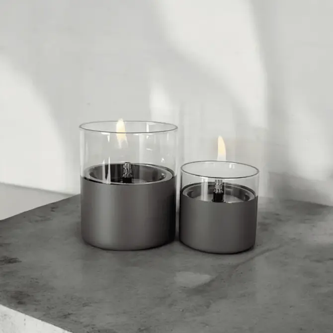 Lilly 8 &10 duo pack Gun metal sfeer, Tenderflame, tuincentrumoutlet.com