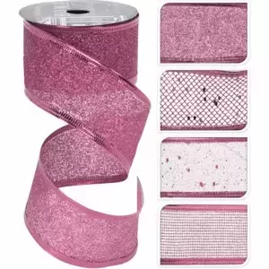 Lint mesh roze 2700x25mm, Koopman, www.tuincentrumoutlet.com