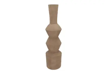 LISBOA BROWN VASE SPARKLE 16X16X59CM NM, Daan Kromhout, tuincentrumoutlet.com