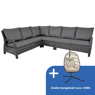 Lounge Hoekbank set Prato Forte Buiten Tuin Lesli Living