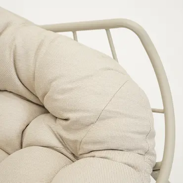 Lounge schommelstoel Royal Rocking II creme - afbeelding 6