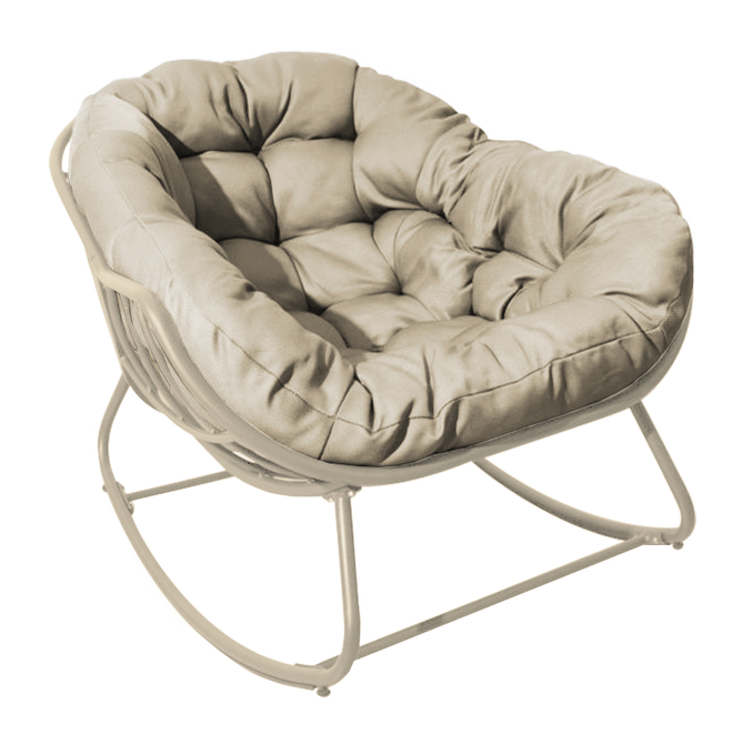 Lounge schommelstoel Royal Rocking II creme, Vita, tuincentrumoutlet.com