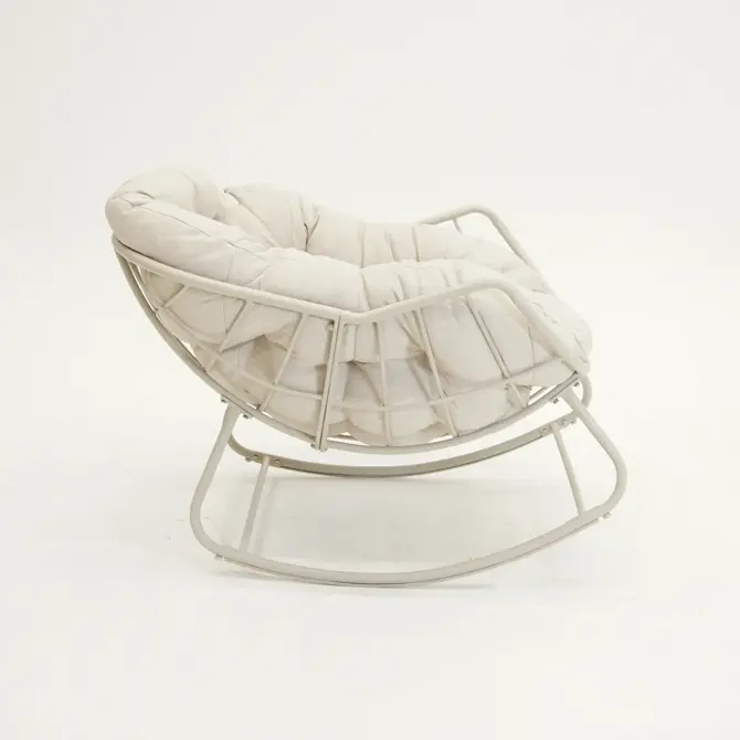 Lounge- schommelstoel Royal Rocking II créme met hoes - afbeelding 5