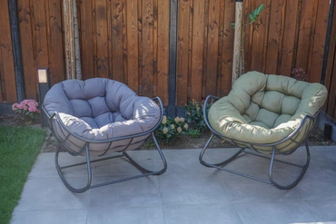 Lounge- schommelstoel Royal Rocking II groen - afbeelding 7